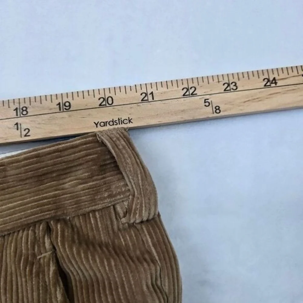 Orvis Corduroy Pants Mens 42x37 Unfinished Hem Tan Brown Chino‎ NEW